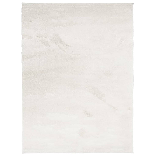 Vidaxl vloerkleed oviedo laagpolig 240x340 cm beige