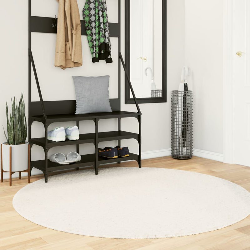 Load image into Gallery viewer, Vidaxl vloerkleed oviedo laagpolig ø 160 cm beige
