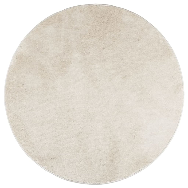 Load image into Gallery viewer, VidaXL Vloerkleed OVIEDO laagpolig Ø 280 cm beige
