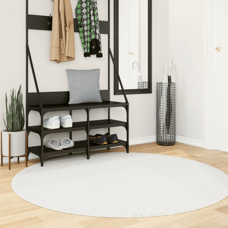 Load image into Gallery viewer, Vidaxl vloerkleed oviedo laagpolig ø 160 cm crèmekleurig
