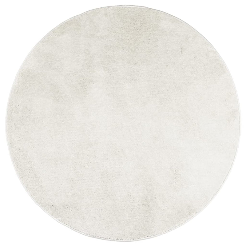 Load image into Gallery viewer, VidaXL Vloerkleed OVIEDO laagpolig Ø 280 cm crèmekleurig
