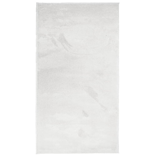 Vidaxl vloerkleed oviedo laagpolig 60x110 cm grijs