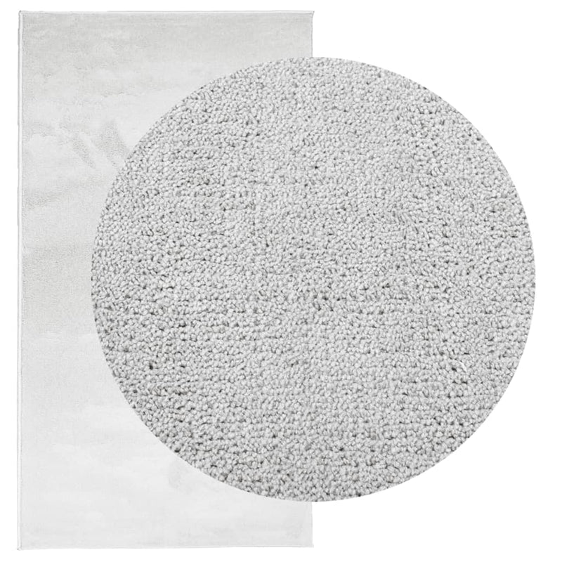 Load image into Gallery viewer, Vidaxl vloerkleed oviedo laagpolig 60x110 cm grijs
