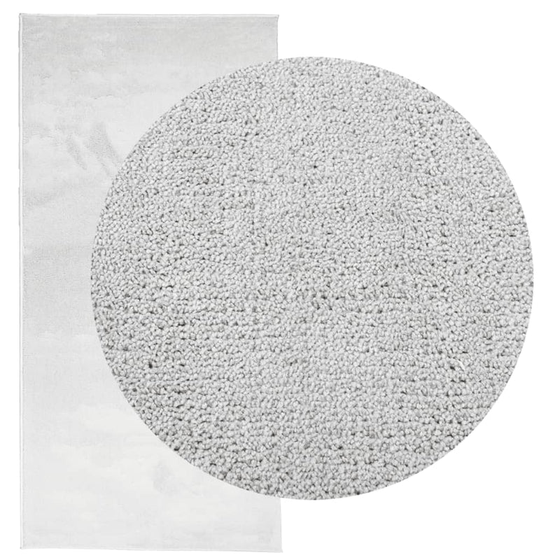 Load image into Gallery viewer, Vidaxl vloerkleed oviedo laagpolig 100x200 cm grijs
