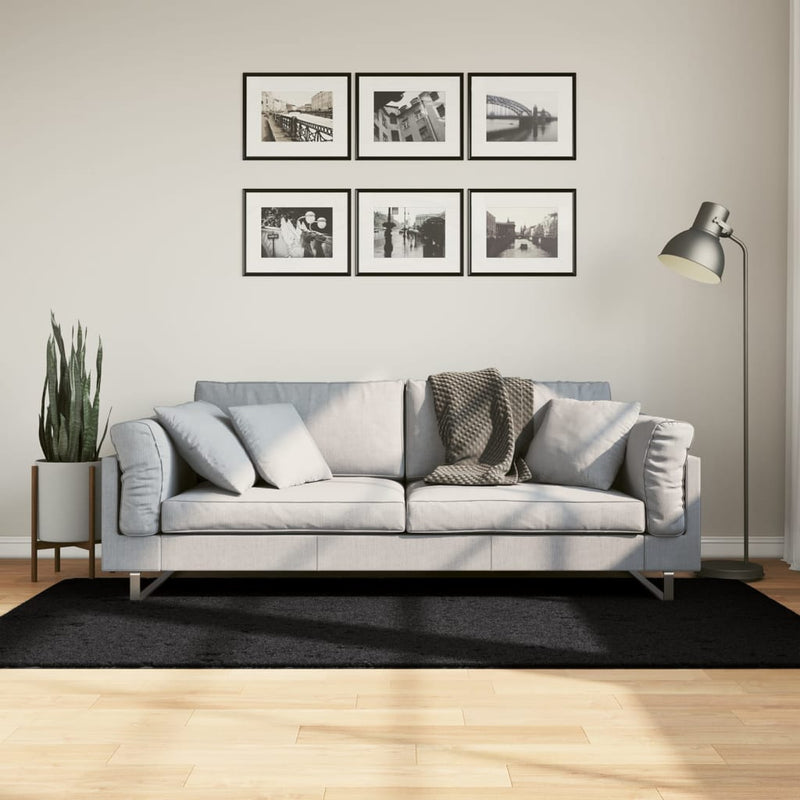 Load image into Gallery viewer, Vidaxl vloerkleed oviedo laagpolig 100x200 cm zwart
