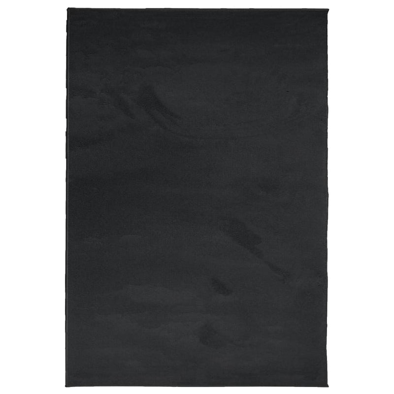 Load image into Gallery viewer, Vidaxl vloerkleed oviedo laagpolig 120x170 cm zwart
