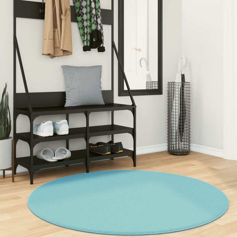 Load image into Gallery viewer, Vidaxl vloerkleed oviedo laagpolig ø 120 cm groen
