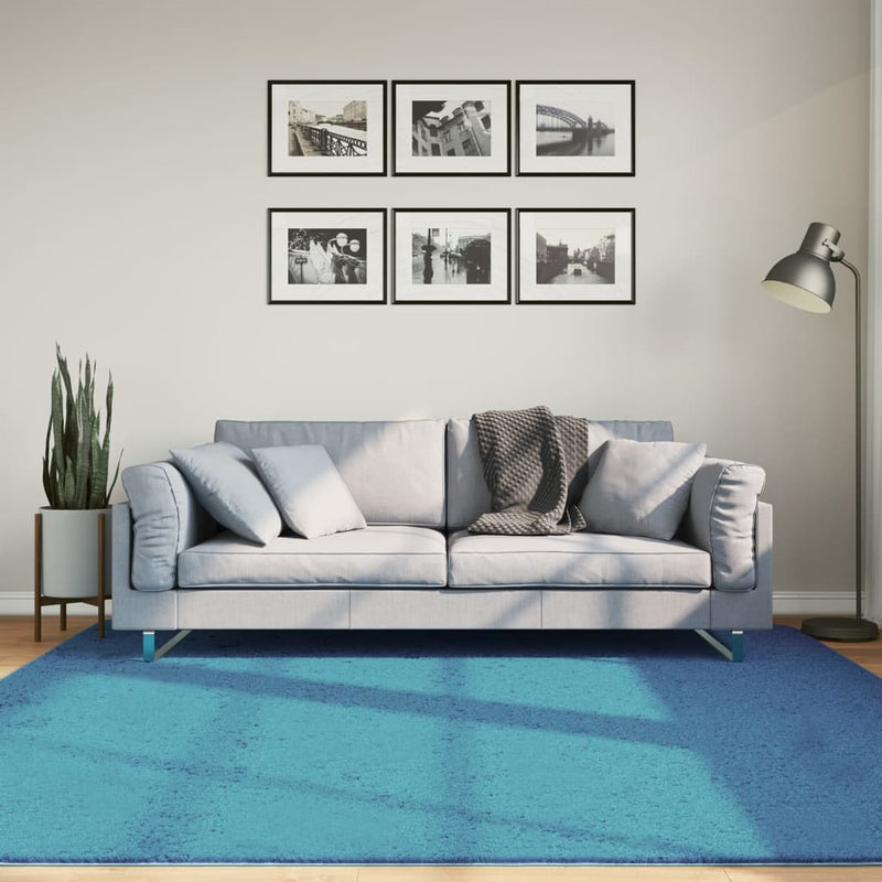 Load image into Gallery viewer, Vidaxl vloerkleed oviedo laagpolig 200x200 cm turquoise
