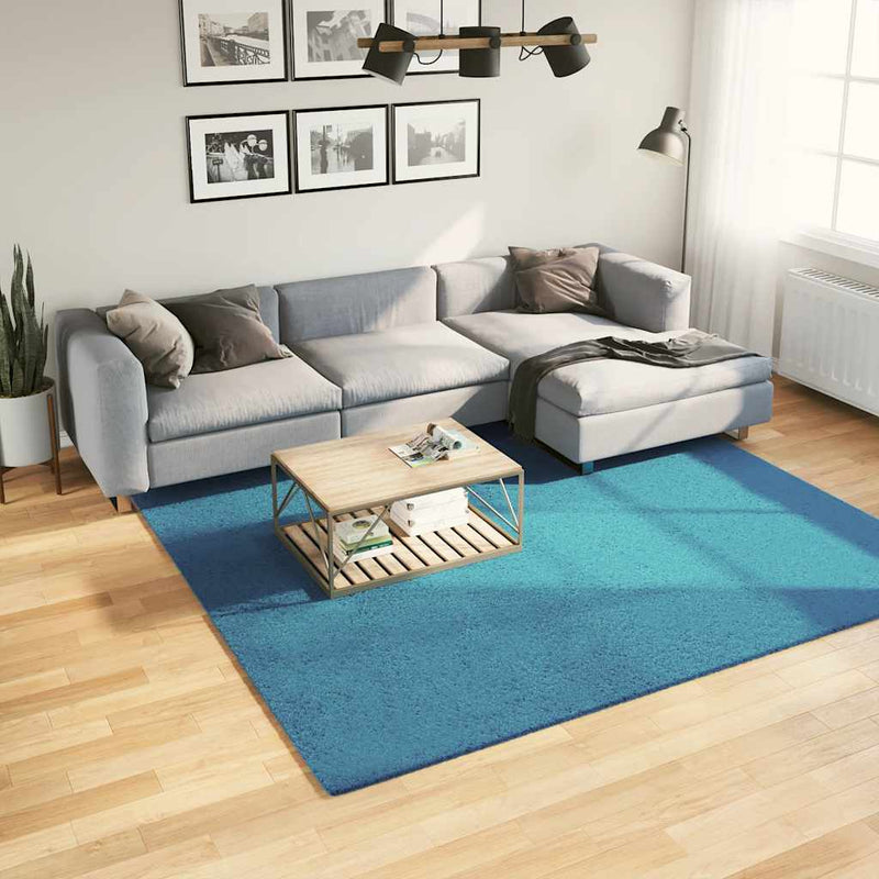 Load image into Gallery viewer, Vidaxl vloerkleed oviedo laagpolig 240x240 cm turquoise
