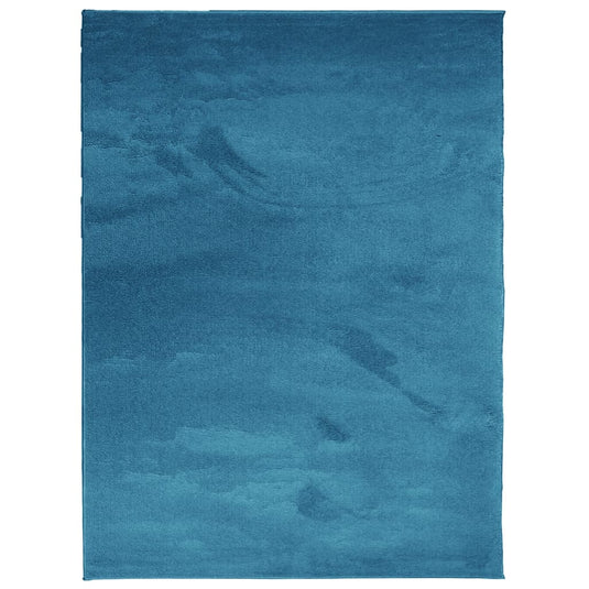 Vidaxl vloerkleed oviedo laagpolig 240x340 cm turquoise