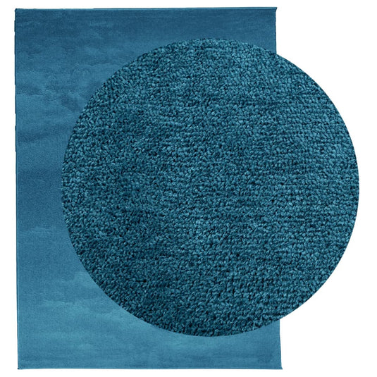 Vidaxl vloerkleed oviedo laagpolig 240x340 cm turquoise