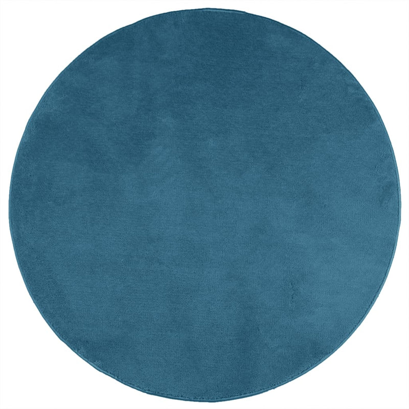Load image into Gallery viewer, Vidaxl vloerkleed oviedo laagpolig ø 100 cm turquoise
