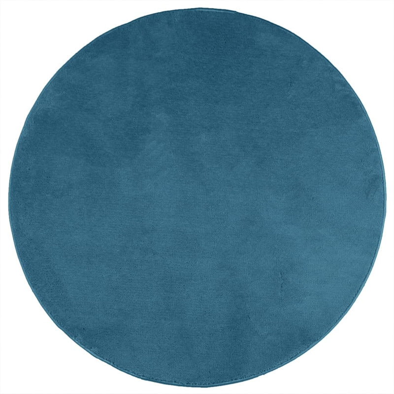 Load image into Gallery viewer, Vidaxl vloerkleed oviedo laagpolig ø 160 cm turquoise
