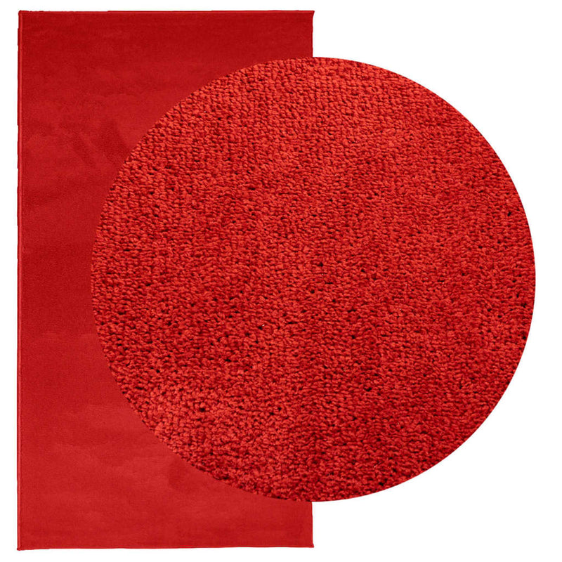 Load image into Gallery viewer, Vidaxl vloerkleed oviedo laagpolig 80x150 cm rood
