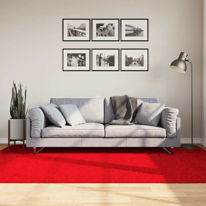 Load image into Gallery viewer, Vidaxl vloerkleed oviedo laagpolig 160x230 cm rood
