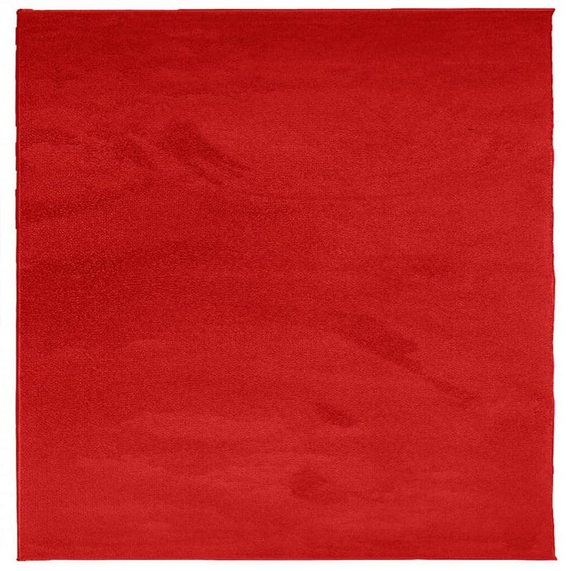 Load image into Gallery viewer, Vidaxl vloerkleed oviedo laagpolig 200x200 cm rood
