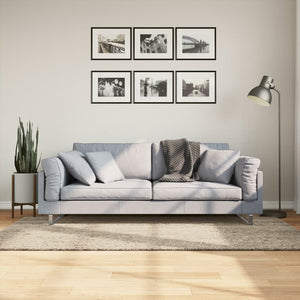 Vidaxl vloerkleed istan hoogpolig glanzend 100x200 cm beige