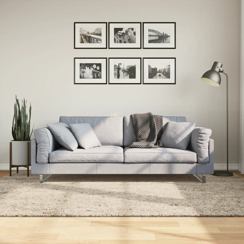 Load image into Gallery viewer, Vidaxl vloerkleed istan hoogpolig glanzend 160x230 cm beige
