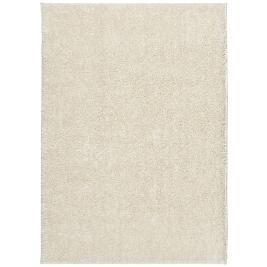 Vidaxl vloerkleed istan hoogpolig glanzend 240x340 cm crèmekleurig