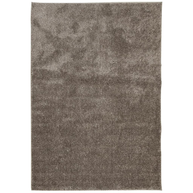 Load image into Gallery viewer, Vidaxl vloerkleed istan hoogpolig glanzend 160x230 cm grijs
