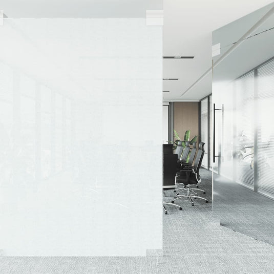 Vidaxl raamfolie mat 60x2000 cm pvc grijs