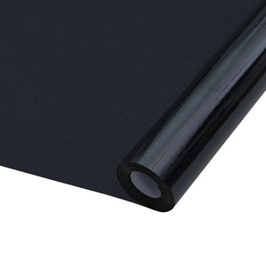 Vidaxl raamfolies 5 st statisch mat pvc zwart