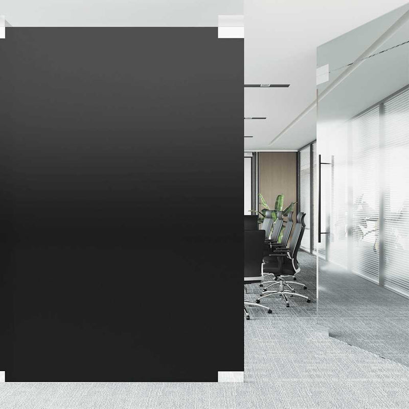 Afbeelding laden in galerijviewer, Vidaxl raamfolies 3 st statisch mat pvc zwart

