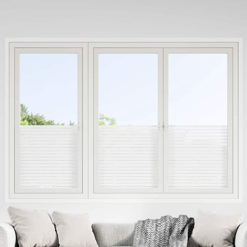 Afbeelding laden in galerijviewer, Vidaxl raamfolies 2 st mat strepenpatroon pvc
