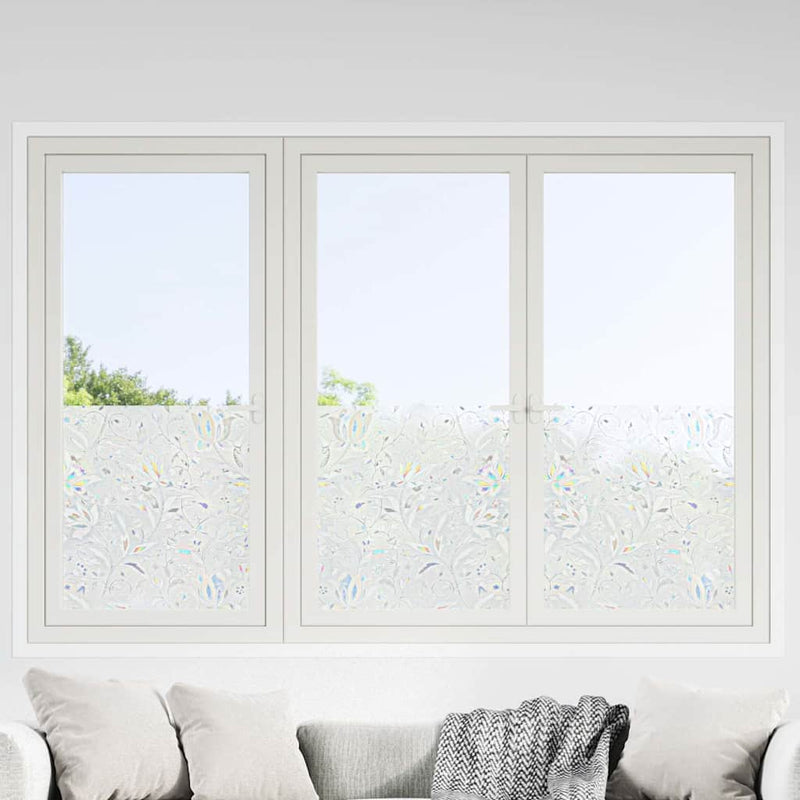 ギャラリービューアに画像をロードする, Vidaxl raamfolies 4 st mat bloemenpatroon pvc
