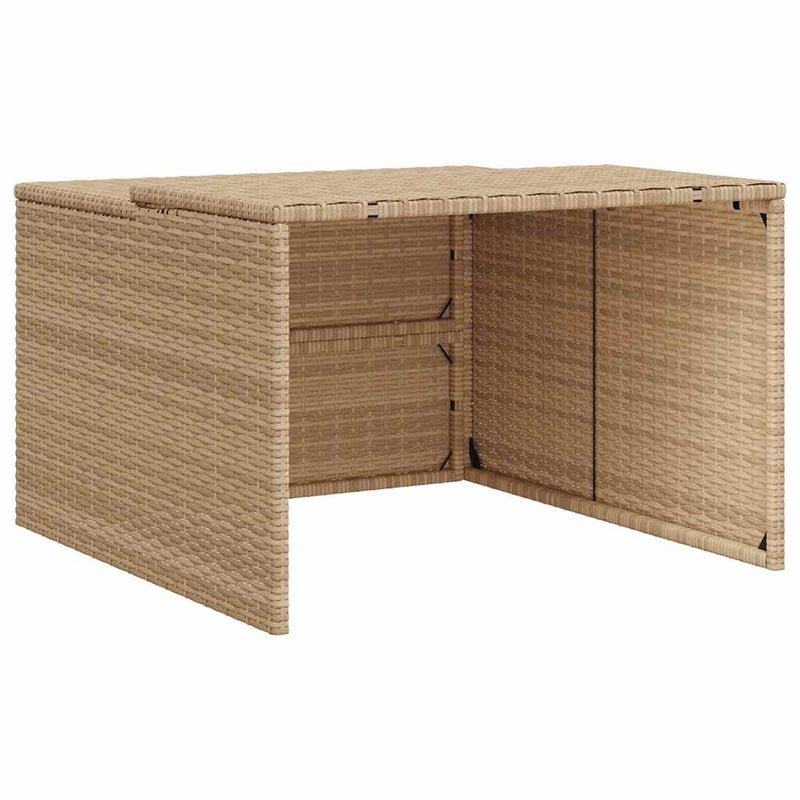 ギャラリービューアに画像をロードする, Vidaxl garage voor robotmaaier 86x90x52 57 cm poly rattan beige
