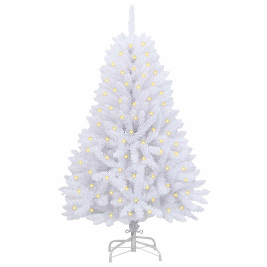 Vidaxl kunstkerstboom met 150 led wit 150 cm pvc en metaal