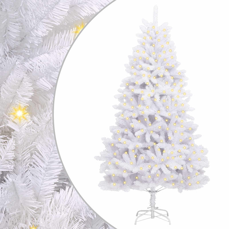 ギャラリービューアに画像をロードする, Vidaxl kunstkerstboom met 300 led wit 270 cm pvc en metaal
