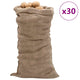 Vidaxl jutezakken 30 stuks 220 g m² 65x135 cm 100% jute