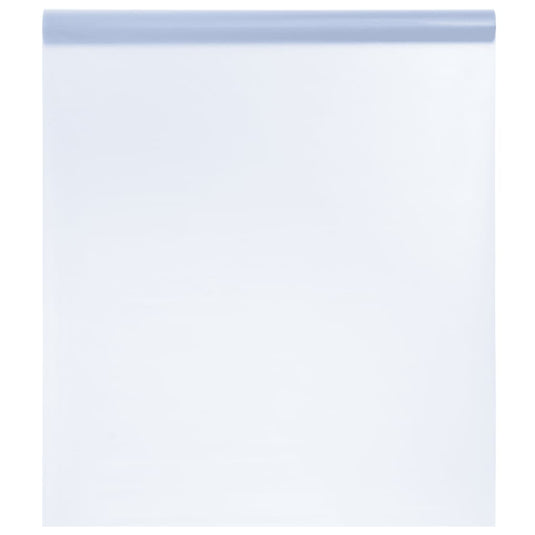 Vidaxl raamfolie statisch mat grijs 60 x 500 cm pvc