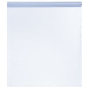 Vidaxl raamfolie statisch mat grijs 90 x 500 cm pvc