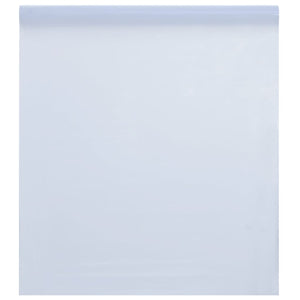 Vidaxl raamfolie statisch mat wit 45x1000 cm pvc