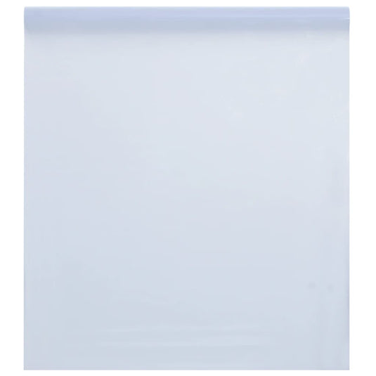 Vidaxl raamfolie statisch mat wit 60x1000 cm pvc