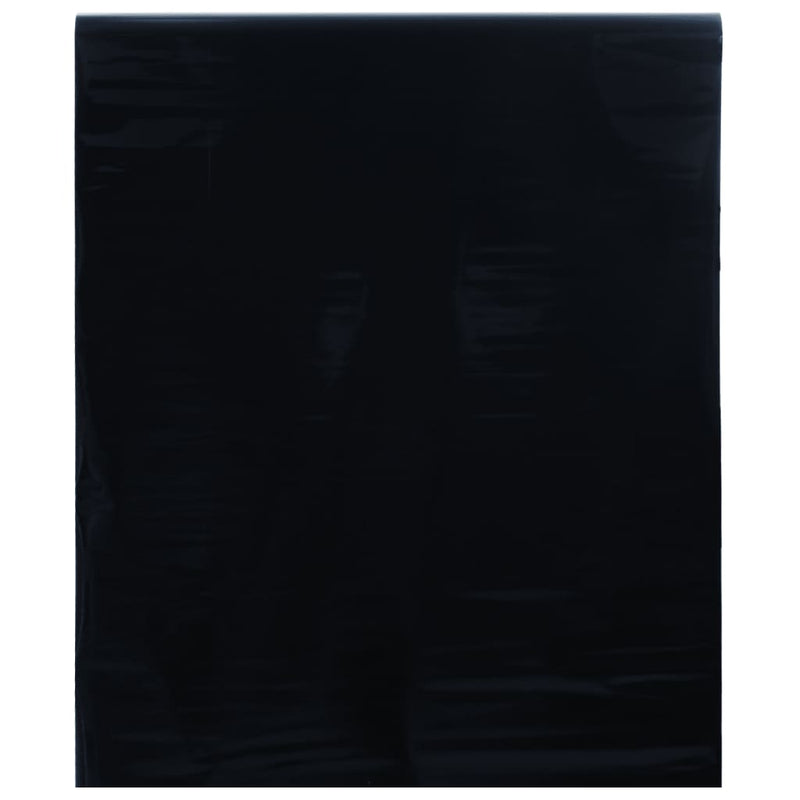 Load image into Gallery viewer, Vidaxl raamfolie statisch matzwart 45 x 1000 cm pvc
