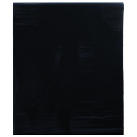 Vidaxl raamfolie statisch matzwart 60 x 2000 cm pvc