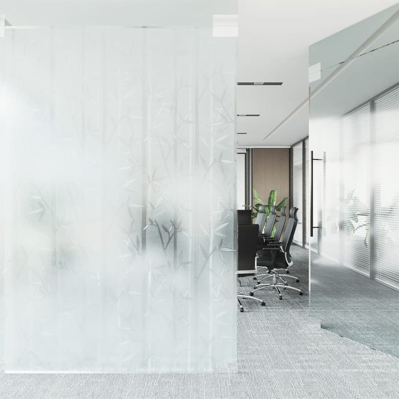 Load image into Gallery viewer, Vidaxl raamfolie bamboepatroon mat 60x500 cm pvc

