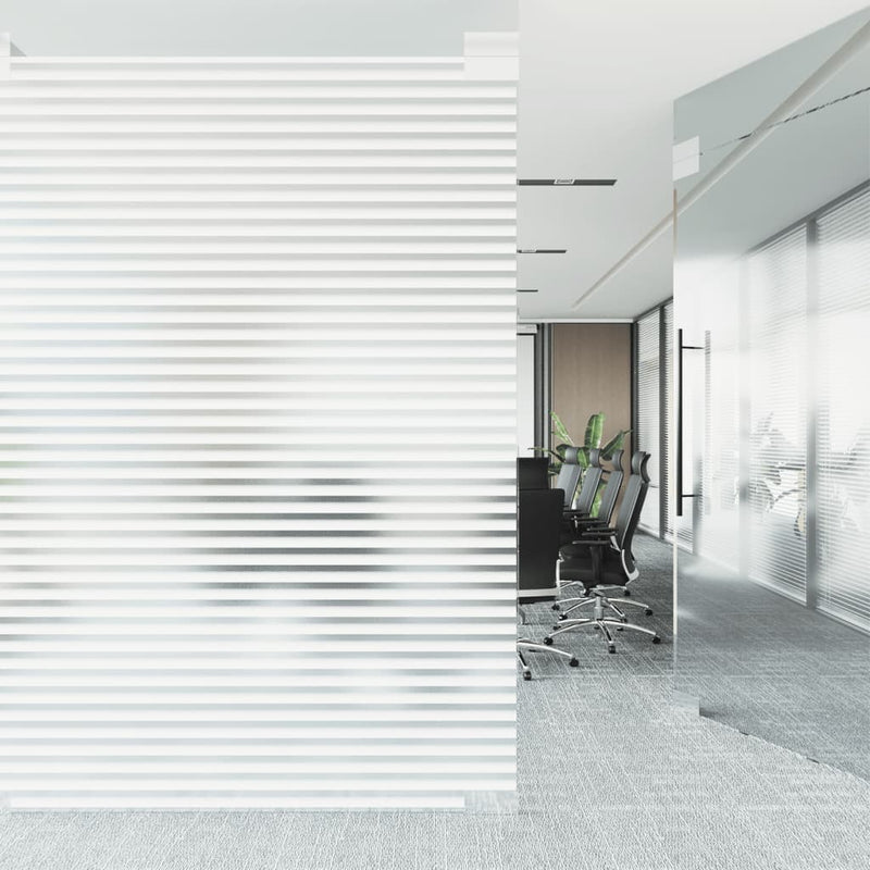 Load image into Gallery viewer, Vidaxl raamfolie strepenpatroon mat 60x500 cm pvc
