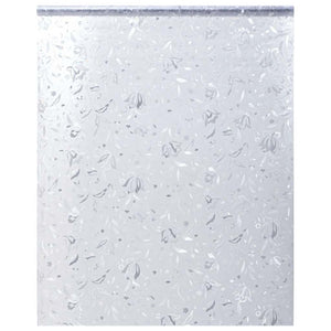 Vidaxl raamfolie bloemenpatroon mat 90x500 cm pvc