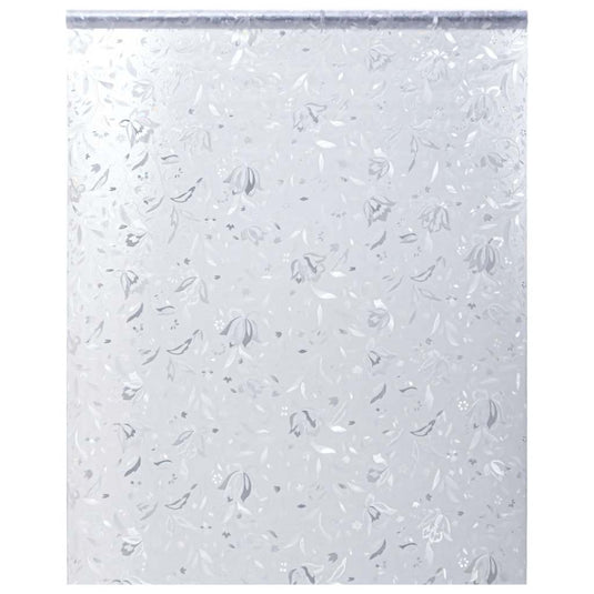 Vidaxl raamfolie bloemenpatroon mat 90x500 cm pvc