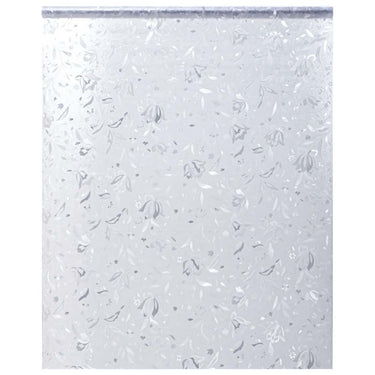 Vidaxl raamfolie bloemenpatroon mat 90x500 cm pvc