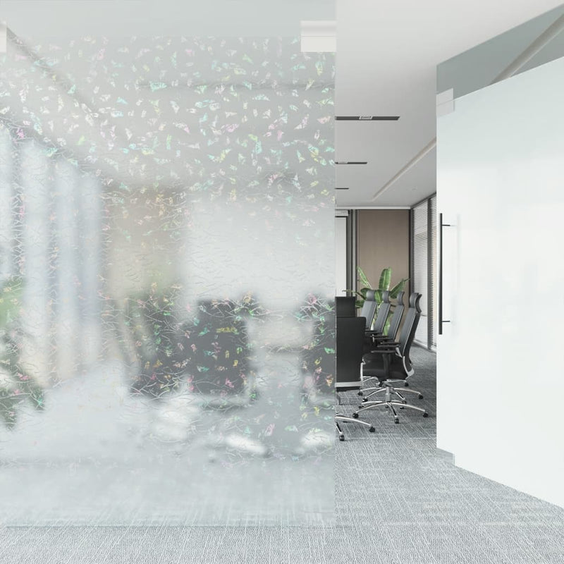 ギャラリービューアに画像をロードする, Vidaxl raamfolie regenboogpatroon mat 45x1000 cm pvc
