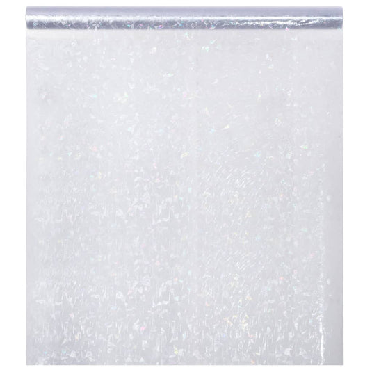 Vidaxl raamfolie 3d regenboogpatroon mat 90x500 cm pvc
