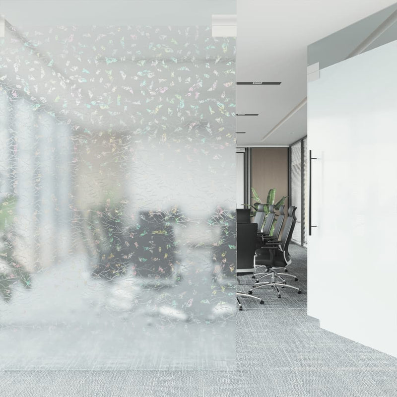 Afbeelding laden in galerijviewer, Vidaxl raamfolie 3d regenboogpatroon mat 90x500 cm pvc
