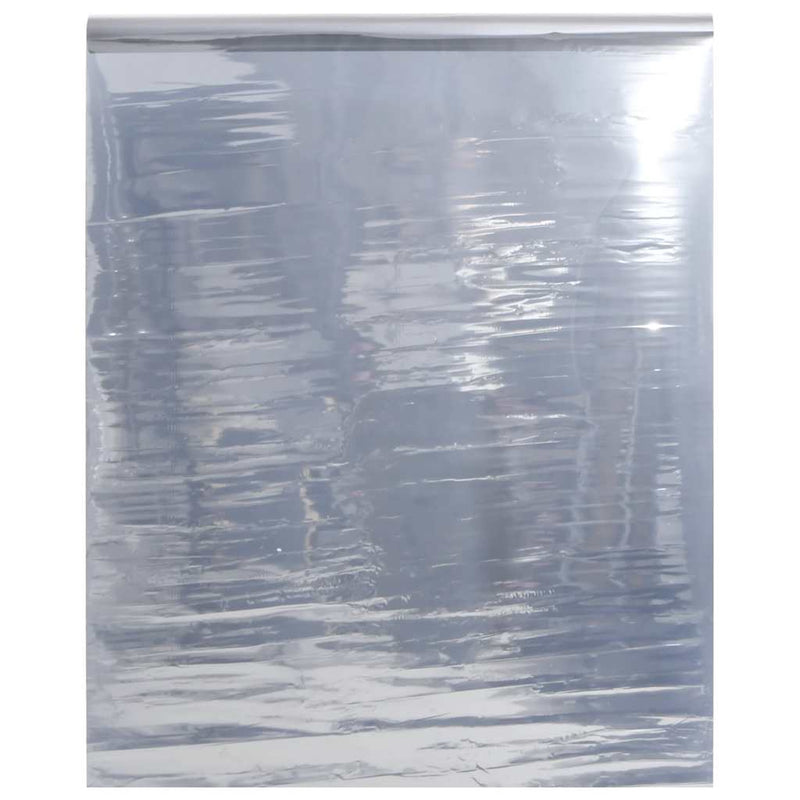 Afbeelding laden in galerijviewer, Vidaxl zonnefolie statisch reflecterend 60x500 cm pvc zilverkleurig

