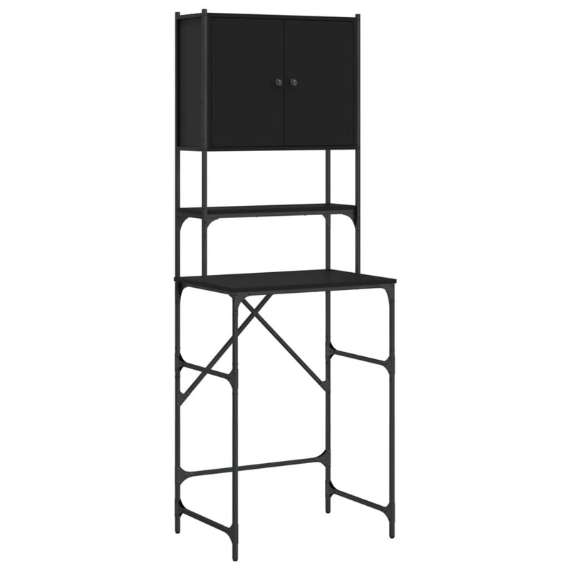 Load image into Gallery viewer, Vidaxl wasmachinekast 68x48,5x194 cm zwart
