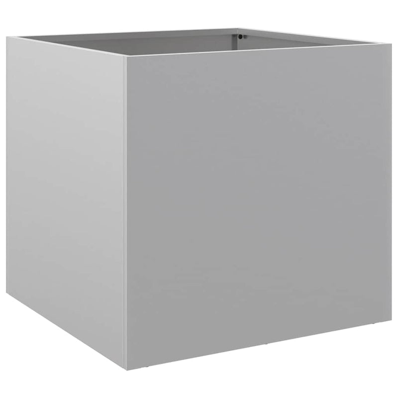 Load image into Gallery viewer, Vidaxl plantenbak 42x40x39 cm gegalvaniseerd staal zilverkleurig

